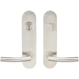INOX - LA 103 Oslo,TL4 Entry,Single Cyl 2-3/8'' BS,32D,LH - Satin Stainless Steel