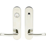 INOX - LA 103 Oslo,TL4 Entry,Single Cyl 2-3/4'' BS,32,LH - Polished Stainless Steel