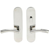 INOX - LA 104 Brussels, TL4 w/Privacy Bolt, 2-3/4''  BS,32,LH - Polished Stainless Steel