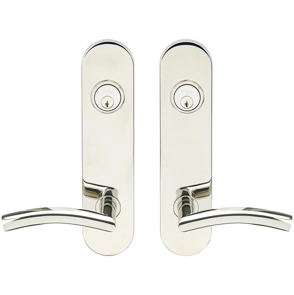 INOX - LA 104 Brussels,TL4 Entry,Double Cyl 2-3/4'' BS,32 - Polished Stainless Steel