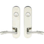 INOX - LA 104 Brussels,TL4 Entry,Double Cyl 2-3/4'' BS,32 - Polished Stainless Steel