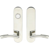 INOX - LA 104 Brussels, Dummy Entry, 32, LH - Polished Stainless Steel