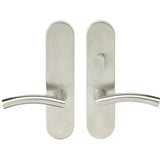 INOX - LA 104 Brussels, TL4 w/Privacy Bolt, 2-3/4''  BS,32D,LH - Satin Stainless Steel