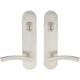 INOX - LA 104 Brussels,TL4 Entry,Double Cyl 2-3/8'' BS,32D - Satin Stainless Steel