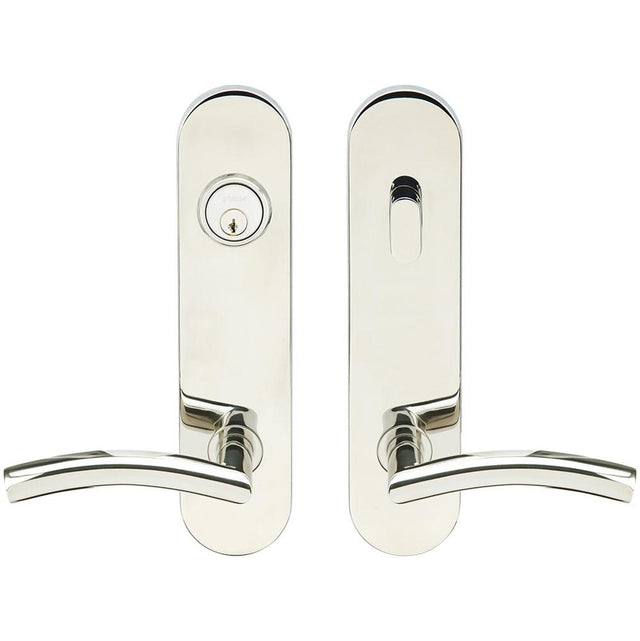 INOX - LA 104 Brussels,TL4 Entry,Single Cyl 2-3/8'' BS,32,LH - Polished Stainless Steel