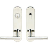 INOX - LA 106 Copenhagen,TL4 Entry,Single Cyl 2-3/8'' BS,32,RH - Polished Stainless Steel