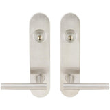 INOX - LA 106 Copenhagen,TL4 Entry,Double Cyl 2-3/8'' BS,32D - Satin Stainless Steel