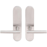 INOX - LA 106 Copenhagen, Full Dummy, High Lever Position, 32D, LH - Satin Stainless Steel