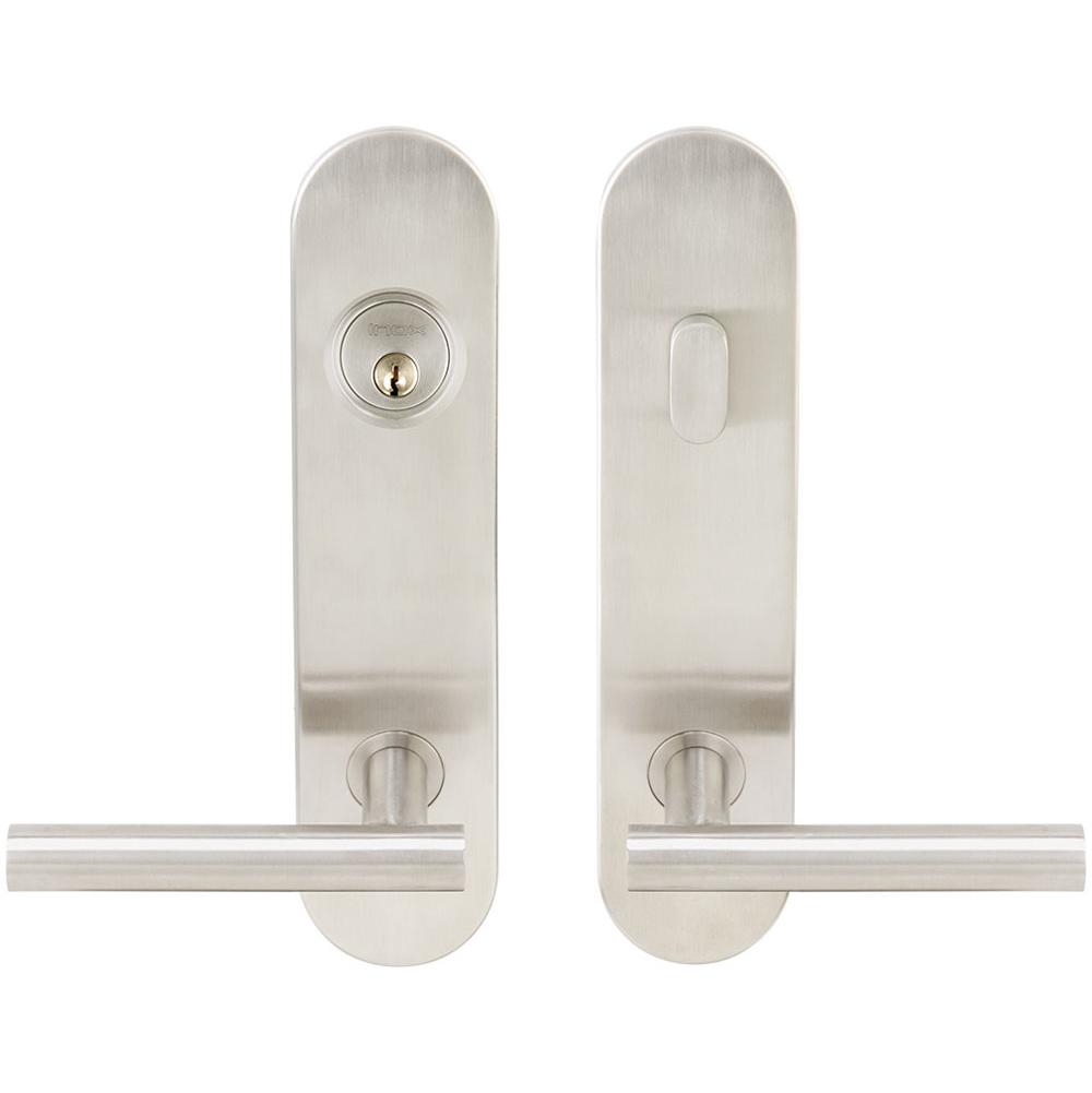INOX - LA 106 Copenhagen,TL4 Entry,Single Cyl 2-3/4'' BS,32D,RH - Satin Stainless Steel