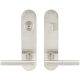 INOX - LA 106 Copenhagen,TL4 Entry,Single Cyl 2-3/4'' BS,32D,LH - Satin Stainless Steel