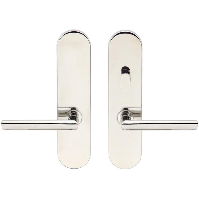 INOX - LA 107 Stockholm, TL4 w/Privacy Bolt, 2-3/8''  BS,32,RH - Polished Stainless Steel