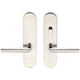 INOX - LA 107 Stockholm, TL4 w/Privacy Bolt, 2-3/8''  BS,32,LH - Polished Stainless Steel