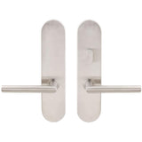INOX - LA 107 Stockholm, TL4 w/Privacy Bolt, 2-3/4''  BS,32D,LH - Satin Stainless Steel