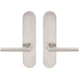 INOX - LA 107 Stockholm, Full Dummy, High Lever Position, 32D, LH - Satin Stainless Steel