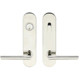 INOX - LA 107 Stockholm,TL4 Entry,Single Cyl 2-3/4'' BS,32,RH - Polished Stainless Steel