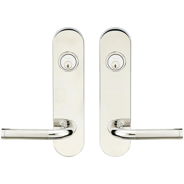 INOX - LA 108 Vienna,TL4 Entry,Double Cyl 2-3/8'' BS,SP - Polished Stainless Steel