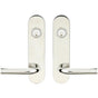 INOX - LA 108 Vienna,TL4 Entry,Double Cyl 2-3/4'' BS,SP - Polished Stainless Steel