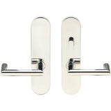 INOX - LA 109 Stuttgart, TL4 w/Privacy Bolt, 2-3/8''  BS,32,RH - Polished Stainless Steel