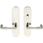 INOX - LA 109 Stuttgart, TL4 w/Privacy Bolt, 2-3/4''  BS,32,RH - Polished Stainless Steel