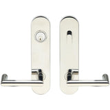 INOX - LA 109 Stuttgart,TL4 Entry,Single Cyl 2-3/8'' BS,32,LH - Polished Stainless Steel