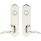 INOX - LA 210 Air-Stream,TL4 Entry,Double Cyl 2-3/8'' BS,32 - Polished Stainless Steel