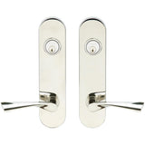 INOX - LA 211 Breeze,TL4 Entry,Double Cyl 2-3/8'' BS,32 - Polished Stainless Steel