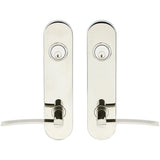 INOX - LA 217 Horizon,TL4 Entry,Double Cyl 2-3/8'' BS,32 - Polished Stainless Steel