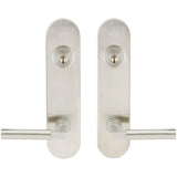 INOX - LA 221 Aurora,TL4 Entry,Double Cyl 2-3/4'' BS,32D - Satin Stainless Steel