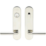 INOX - LA 221 Aurora,TL4 Entry,Single Cyl 2-3/4'' BS,32,RH - Polished Stainless Steel