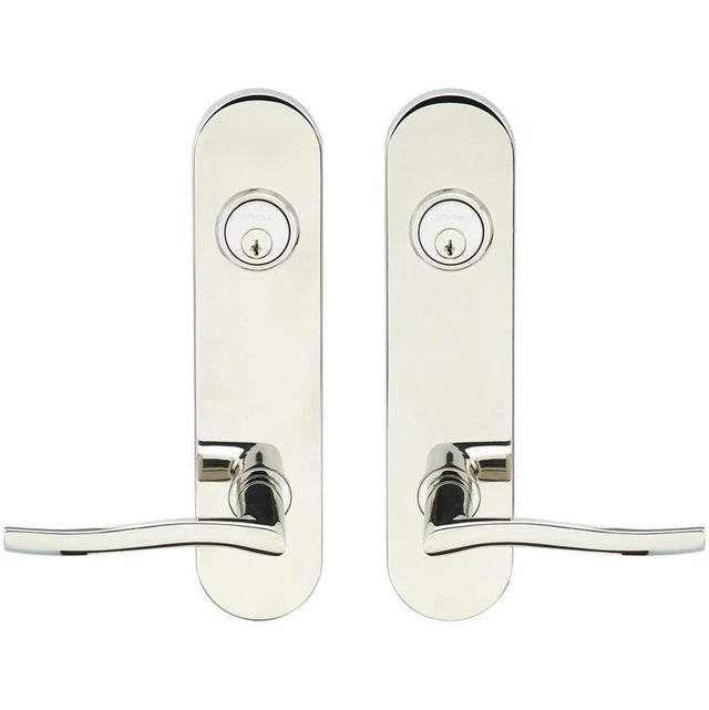 INOX - LA 225 Waterfall,TL4 Entry,Double Cyl 2-3/4'' BS,32 - Polished Stainless Steel