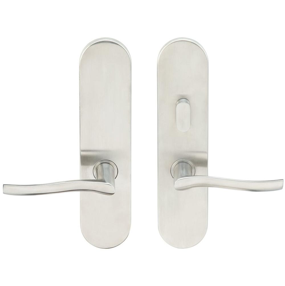 INOX - LA 225 Waterfall, TL4 w/Privacy Bolt, 2-3/4''  BS,32D,RH - Satin Stainless Steel