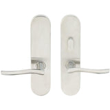 INOX - LA 225 Waterfall, TL4 w/Privacy Bolt, 2-3/4''  BS,32D,RH - Satin Stainless Steel