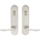 INOX - LA 225 Waterfall,TL4 Entry,Double Cyl 2-3/4'' BS,32D - Satin Stainless Steel