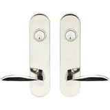 INOX - LA 227 Stratus,TL4 Entry,Double Cyl 2-3/8'' BS,32 - Polished Stainless Steel