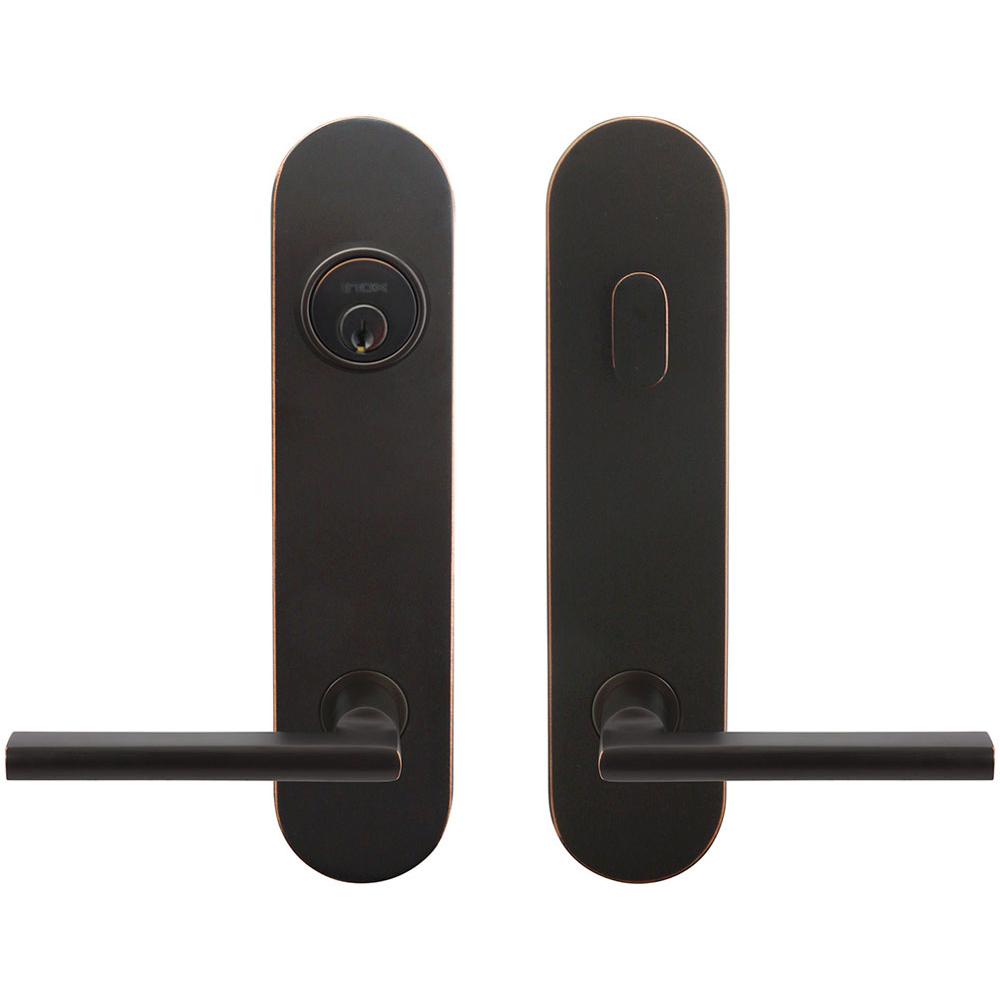 INOX - LA 243 Sunrise,TL4 Entry,Single Cyl 2-3/8'' BS,10B,LH - Oil Rubbed Bronze