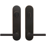 INOX - LA 243 Sunrise,TL4 Entry,Single Cyl 2-3/8'' BS,10B,RH - Oil Rubbed Bronze