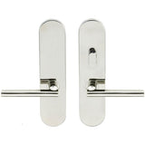 INOX - LA 243 Sunrise, TL4 w/Privacy Bolt, 2-3/4''  BS,32,RH - Polished Stainless Steel