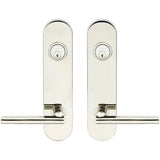 INOX - LA 243 Sunrise,TL4 Entry,Double Cyl 2-3/4'' BS,32 - Polished Stainless Steel