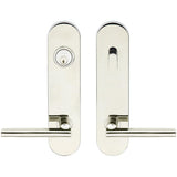 INOX - LA 243 Sunrise,TL4 Entry,Single Cyl 2-3/8'' BS,32,RH - Polished Stainless Steel