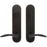 INOX - LA 311 Crest,TL4 Entry,Single Cyl 2-3/8'' BS,10B,LH - Oil Rubbed Bronze