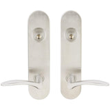 INOX - LA 311 Crest,TL4 Entry,Double Cyl 2-3/8'' BS,32D - Satin Stainless Steel