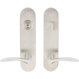 INOX - LA 311 Crest,TL4 Entry,Single Cyl 2-3/4'' BS,32D,LH - Satin Stainless Steel