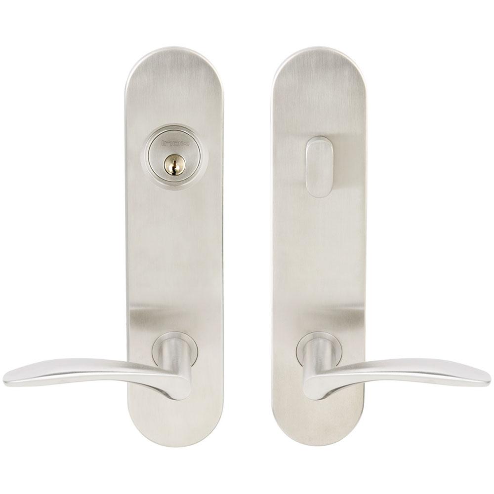 INOX - LA 311 Crest,TL4 Entry,Single Cyl 2-3/8'' BS,32D,LH - Satin Stainless Steel