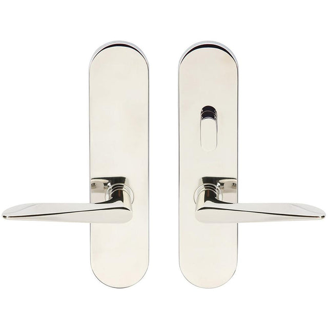INOX - LA 344 Ecco, TL4 w/Privacy Bolt, 2-3/4''  BS,32,RH - Polished Stainless Steel