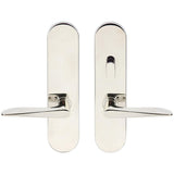 INOX - LA 344 Ecco, TL4 w/Privacy Bolt, 2-3/4''  BS,32,LH - Polished Stainless Steel