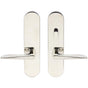 INOX - LA 344 Ecco, TL4 w/Privacy Bolt, 2-3/4''  BS,32,LH - Polished Stainless Steel