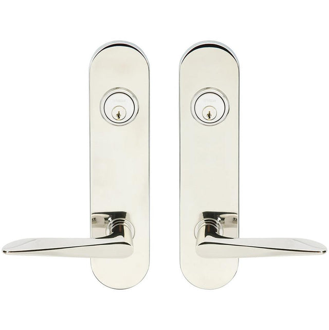 INOX - LA 344 Ecco,TL4 Entry,Double Cyl 2-3/8'' BS,32 - Polished Stainless Steel