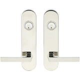 INOX - LA 345 Tokyo,TL4 Entry,Double Cyl 2-3/8'' BS,32 - Polished Stainless Steel