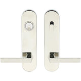 INOX - LA 345 Tokyo,TL4 Entry,Single Cyl 2-3/4'' BS,32,LH - Polished Stainless Steel