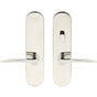 INOX - LA 351 Toronto, TL4 w/Privacy Bolt, 2-3/8''  BS,32,LH - Polished Stainless Steel
